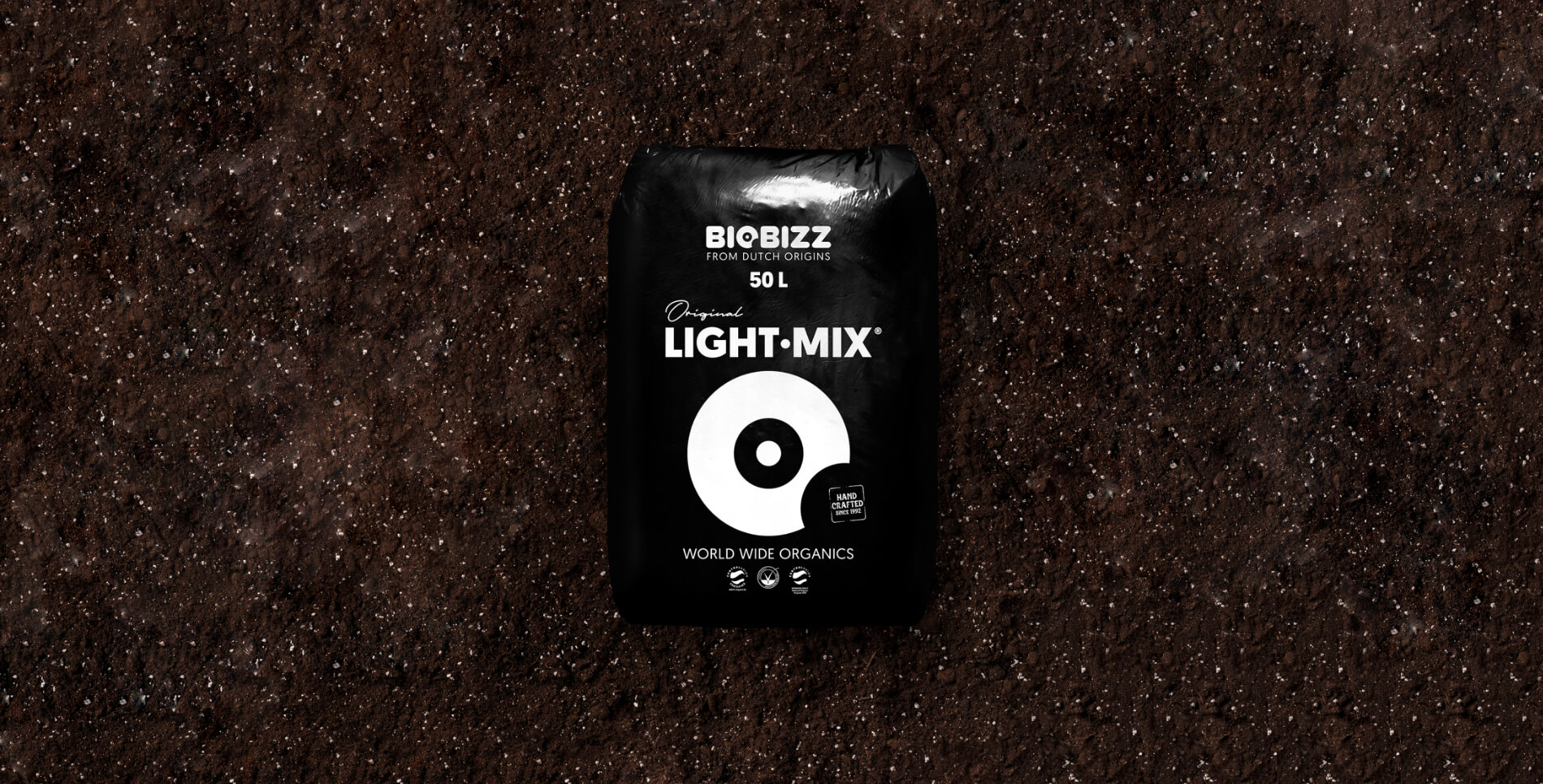 Biobizz Light Mix 20 L, Basic substrate for seedlings and young plant